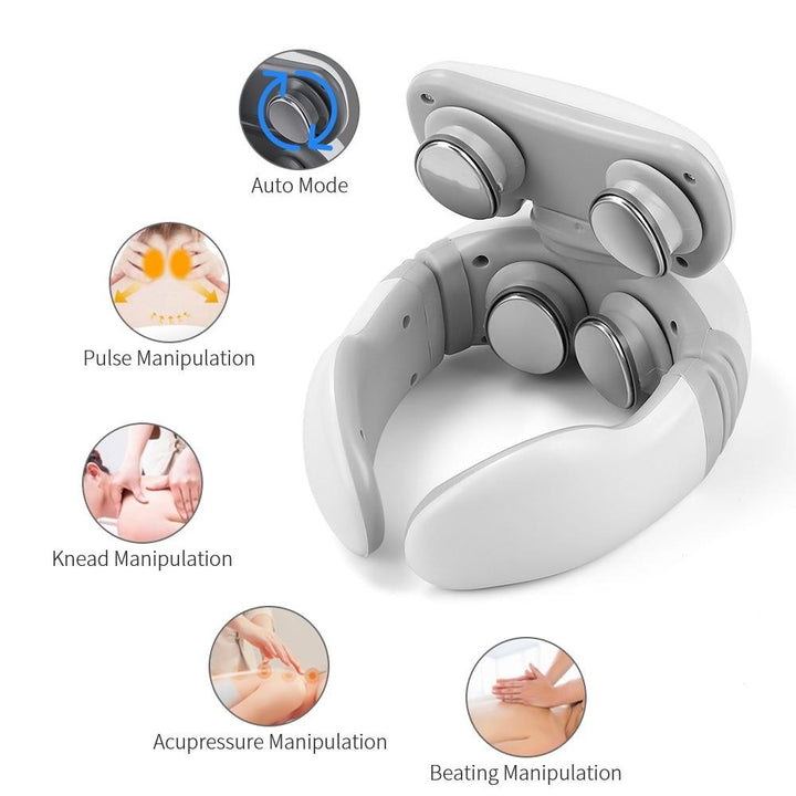 Masajeador Eléctrico Inteligente para Cuello y Hombros